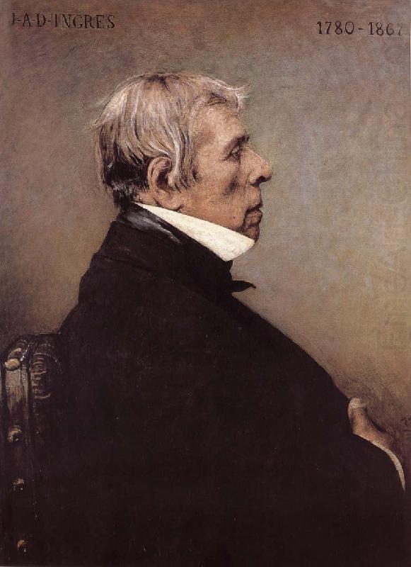 Portrait of henli, Jean-Auguste Dominique Ingres